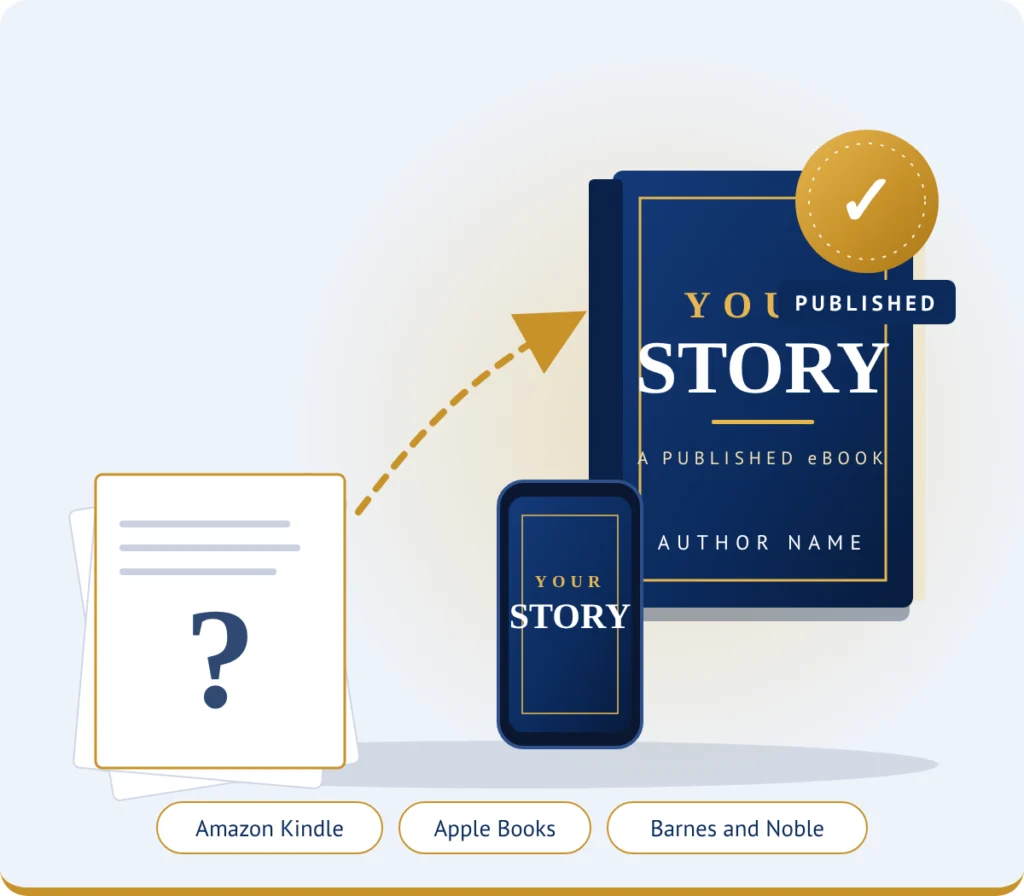 Published book mockup